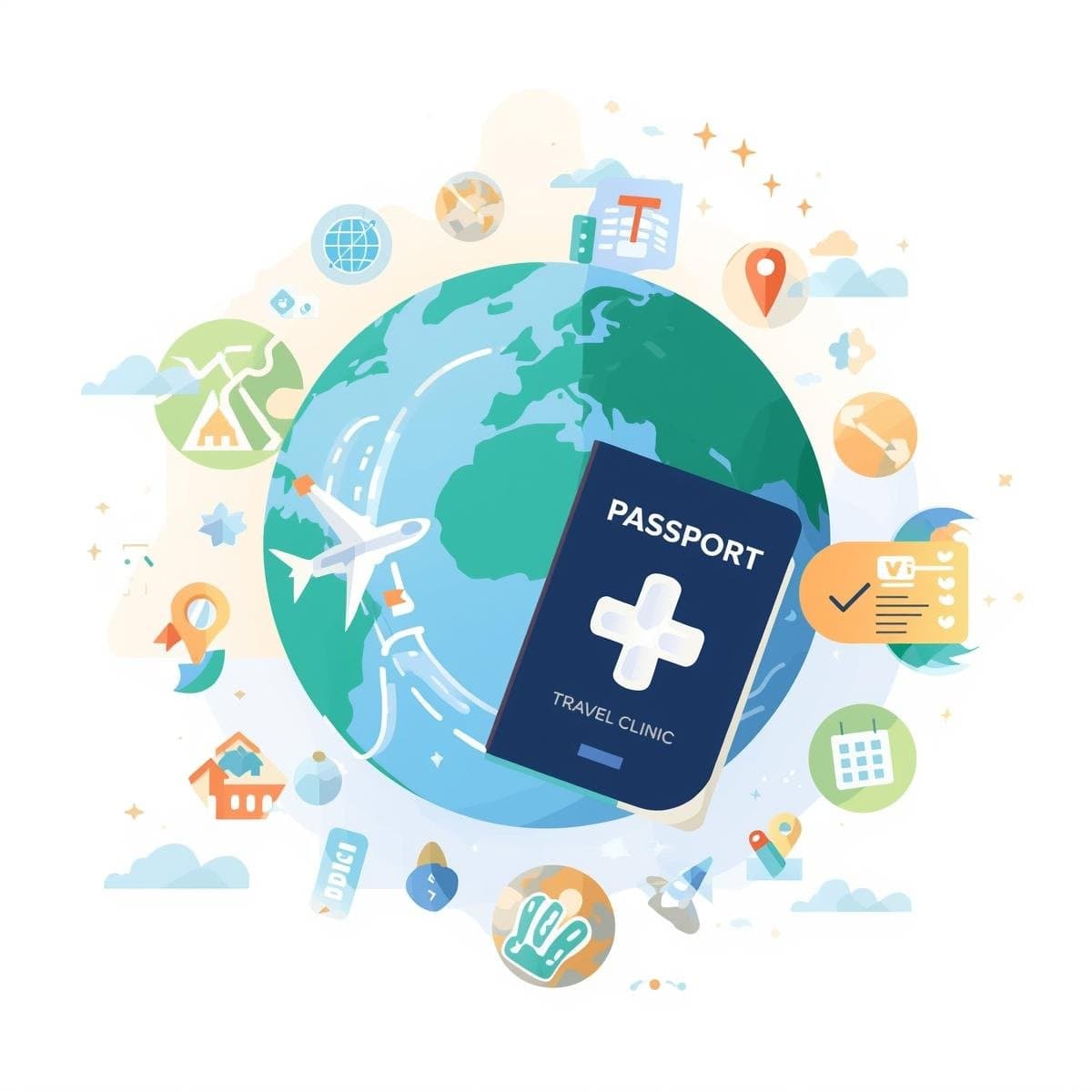 Travel Clinic service illustration